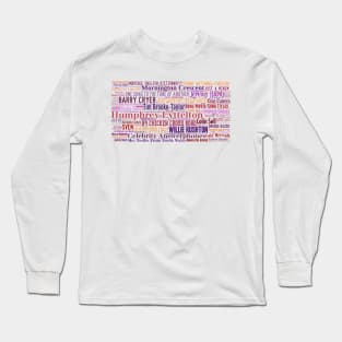 I'm Sorry I Haven't a Clue -The Games and Faces! Long Sleeve T-Shirt